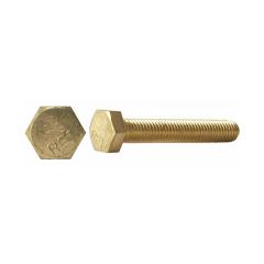 ISO 4017 | Sechskantschrauben mit Vollgewinde | Messing | M 12 x 55 | 50 Stück