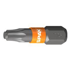 SPAX-Torx Bit mit Zapfen T25, Länge: 25 mm | 5 Stück