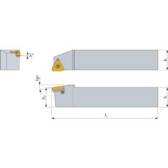Klemmdrehhalter SER 1212 F16 re.Außen TECWERK