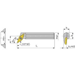 Bohrstange S25T-SVQCL 16 li.brün.TECWERK
