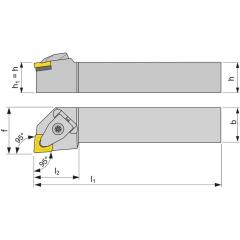 Klemmdrehhalter DCLNL2525M12 li.vern.Außen TECWERK