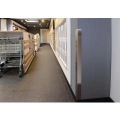 Eckschutzwinkel L.1000mm Schenkelhöhe 20x20mm VA 1.4301 geb.Korn 320