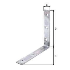 Stuhlwinkel L.125x125mm B.22mm S.2mm STA sdmverz.Loch-D.6,0mm GAH | 40 Stück
