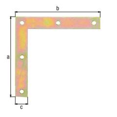 Möbelwinkel L.100x100mm B.15mm S.1,5mm STA sdmverz.GAH | 50 Stück