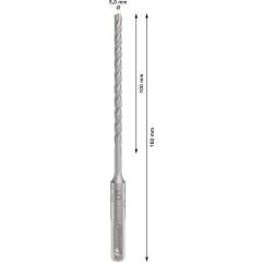 Hammerbohrer PRO SDS plus-5X D.5,0mm Arbeits-L.100mm L.160mm SDS plus