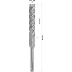 Hammerbohrer PRO SDS plus-5X D.15,0mm Arbeits-L.100mm L.160mm SDS plus 1 St.