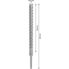 Hammerbohrer PRO SDS plus-5X D.20,0mm Arbeits-L.250mm L.300mm SDS plus