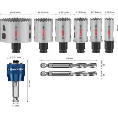 Lochsägen-Set PRO Multi Material PC Plus 9-tlg.19,25,30,35,40,68mm