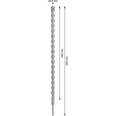 Hammerbohrer PRO SDS plus-5X D.22,0mm Arbeits-L.550mm L.600mm SDS plus 1 St.