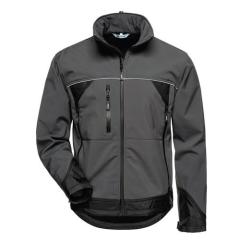 Softshelljacke BETA Gr.XXXL grau/schwarz ELYSEE
