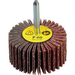 Fächerschleifer KM 613 Ø30xH15mm K.40 Korund Schaft-D.6mm KLINGSPOR | 10 Stück