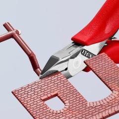 Elektronik-Seitenschneider L.115mm Form 2 Facette nein Ku.-Überzug