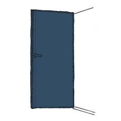 Schutzhülle Simproflex Fensterschutz B.125cm transp.L160cm 20 RL/Karton KIRCHNER