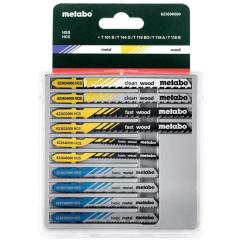 Stichsägeblattsortiment 10teilig 6xHolz/4xMetall HCS/HSS f.Holz/Metall/Ku.