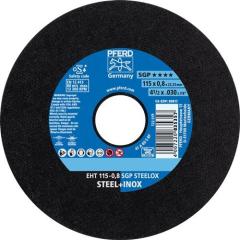Trennscheibe SGP STEELOX D115x0,8mm ger.INOX Bohr.22,23mm PFERD | 25 Stück