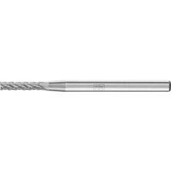 Kleinfrässtift Form ZYAS D.2mm Kopf-L.10mm Schaft-D.3mm HM Verz.3 PLUS PFERD