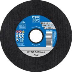 Trennscheibe SG ALU D125x1mm ger.Alu.Bohr.22,23mm PFERD | 25 Stück