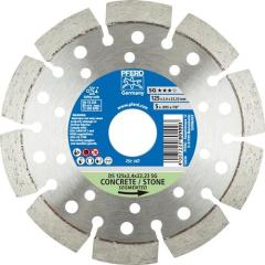 Diamanttrennscheibe DS SG D.125mm Bohr.22,23mm Seg.-St.2,4mm