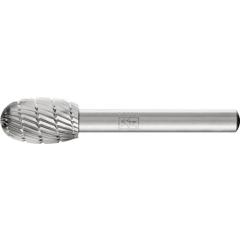 Frässtift TRE D.12mm Kopf-L.20mm Schaft-D.6mm HSS Verz.3 PFERD