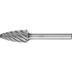 Frässtift RBF D.12mm Kopf-L.25mm Schaft-D.6mm HM Verz.INOX PFERD
