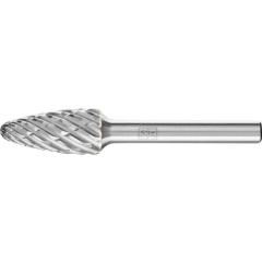 Frässtift RBF D.12mm Kopf-L.25mm Schaft-D.6mm HM Verz.STEEL PFERD