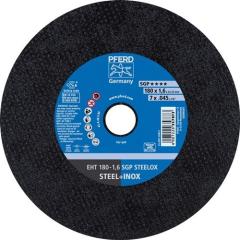 Trennscheibe SGP STEELOX D180x1,6mm ger.INOX Bohr.22,23mm PFERD | 25 Stück