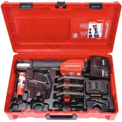 Akkupressmaschine ROMAX 4000 Basic Set CAS Akku,Ladegerät,SV 15,22,28mm 4Ah