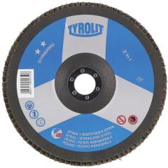 Fächerscheibe STANDARD D.125mm K.40 kon.Stahl,VA ZA-ZK | 10 Stück