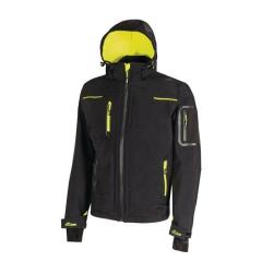 Softshelljacke Space Gr.M schwarz/carbon U.POWER
