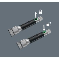 Verl.8796 SB 3/8 Zoll L.125mm Aussenvierkant/Freilaufhülse WERA