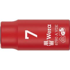 Steckschlüsseleinsatz 8790 A VDE 1/4 Zoll SW 7mm L.41mm WERA