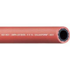 Acetylenschlauch SALDAFORM®/ROT 3256 ID 12,5mm Wandst.5,0mm AD 22,5mm | 50 Stück