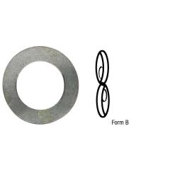 Federscheiben, gewellt DIN 137 | Stahl mechanisch verzinkt | B 3 mm | 100 Stück
