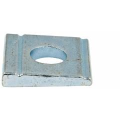 Vierkant-Scheiben (8% Neigung) DIN 434 | Stahl galvanisch verzinkt | ÜH 11 mm | 100 Stück