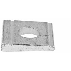 Vierkant-Scheiben (8% Neigung) DIN 434 | Stahl feuerverzinkt | ÜH 13.5 mm | 100 Stück