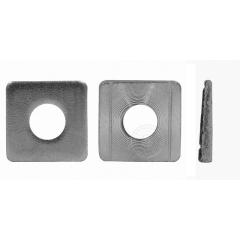Vierkant-Scheiben (8% Neigung) DIN 434 | Austenite (A4) | ÜH 22 mm | 10 Stück