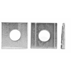Vierkant-Scheiben (14% Neigung) DIN 435 | Stahl feuerverzinkt | ÜH 17.5 mm | 100 Stück