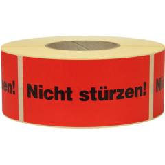 Etiketten Maße 100x100mm Papier rot/gelb Aufdruck Organic Peroxide TRANSPAK