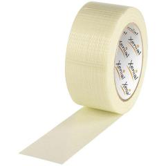 Filamentklebeband m.Längs-/Querfaden Breite 50mm L.50m S.125µ transparent XENIAL | 18 Stück