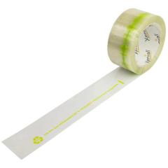 Klebeband Breite 50mm Länge 100m Stärke 37µ transparent recyceltes PET TRANSPAK | 36 Stück