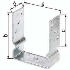 U-Pfostenträger ETA-10/0210 101x150x100x60mm TZN z.Aufschr.GAH