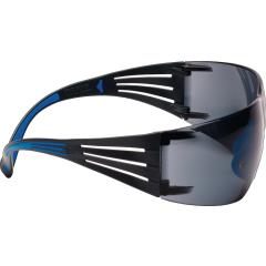 Schutzbrille SecureFit™-SF400 EN 166-1FT Bügel blau-grau,Scheibe grau PC 3M