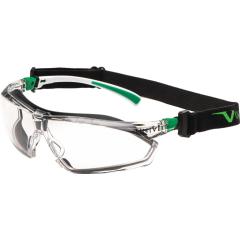 Schutzbrille 506 UP Hybrid EN 166,EN 170 Bügel weiß grün,Scheibe klar
