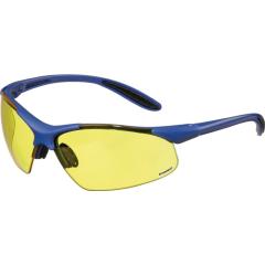 Schutzbrille DAYLIGHT PREMIUM EN 166 Bügel dunkelblau,Scheibe gelb PC PROMAT