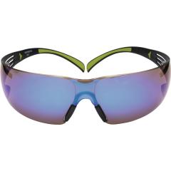 Schutzbrille SecureFit-SF400 EN 166,EN 172 Bügel schwarz grün,Scheiben blau PC