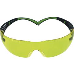 Schutzbrille SecureFit-SF400 EN 166,EN 170 Bügel schwarz grün,Scheibe gelb