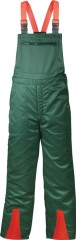Schnittschutzlatzhose FICHTE Gr.60 grün/rot FELDTMANN