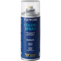 Colorspray klarlack seidenmatt 400 ml Spraydose TECWERK CHEMICALS | 6 Stück