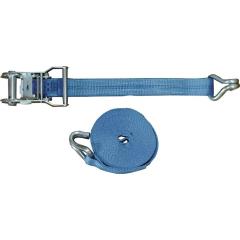 Zurrgurt DIN EN 12195-2 L.4m B.35mm m.Ratsche+Spitzh.LC U 2000 daN TECWERK