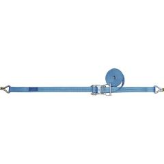 Zurrgurt DIN EN 12195-2 L.6m B.25mm m.Ratsche+Spitzh.LC U 800 daN TECWERK